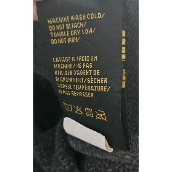 Hunt Browning Mens Dark Gray Hoodie Size Large L Hunting American Flag Hood Top - Picture 7 of 9